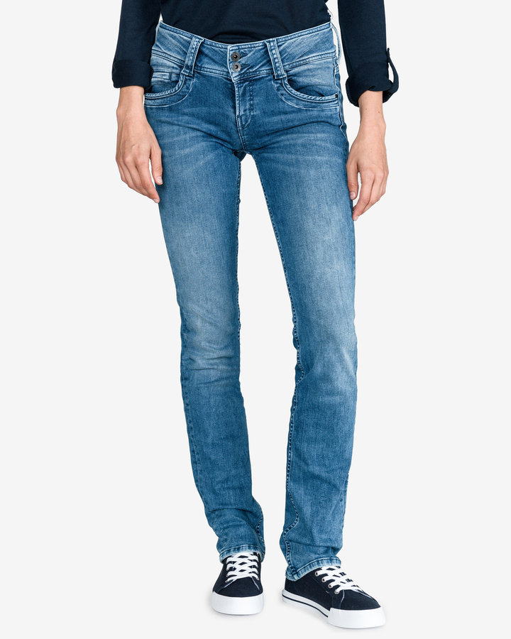 Modré dámské džíny Pepe Jeans - velikost 25