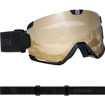 Černé lyžařské brýle Salomon