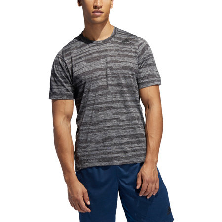 Šedé pánské tričko s krátkým rukávem Adidas - velikost M