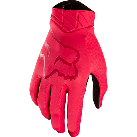 Červené cyklistické rukavice Fox - velikost M
