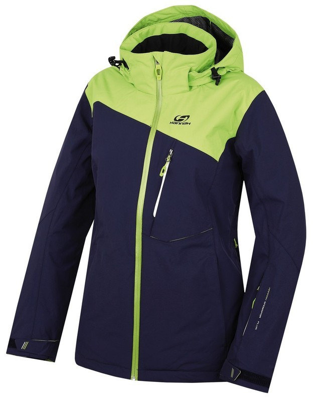 Modro-zelená dámská lyžařská bunda Hannah
