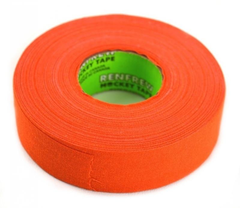 Oranžová hokejová páska na hůl Renfrew - délka 25 m