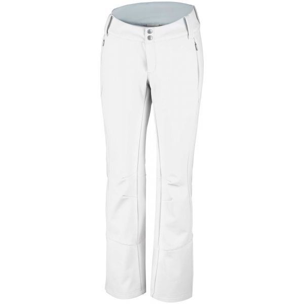 Bílé dámské lyžařské kalhoty Columbia - velikost 8