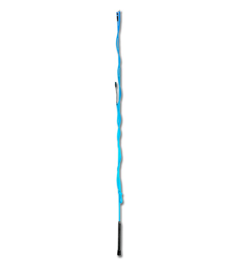 Modrý dvoudílný lonžovací bič Waldhausen - délka 2 m