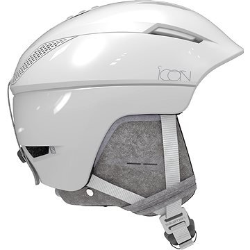 Bílá dámská lyžařská helma Salomon