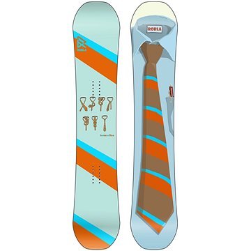 Modrý snowboard bez vázání ROBLA - délka 160 cm