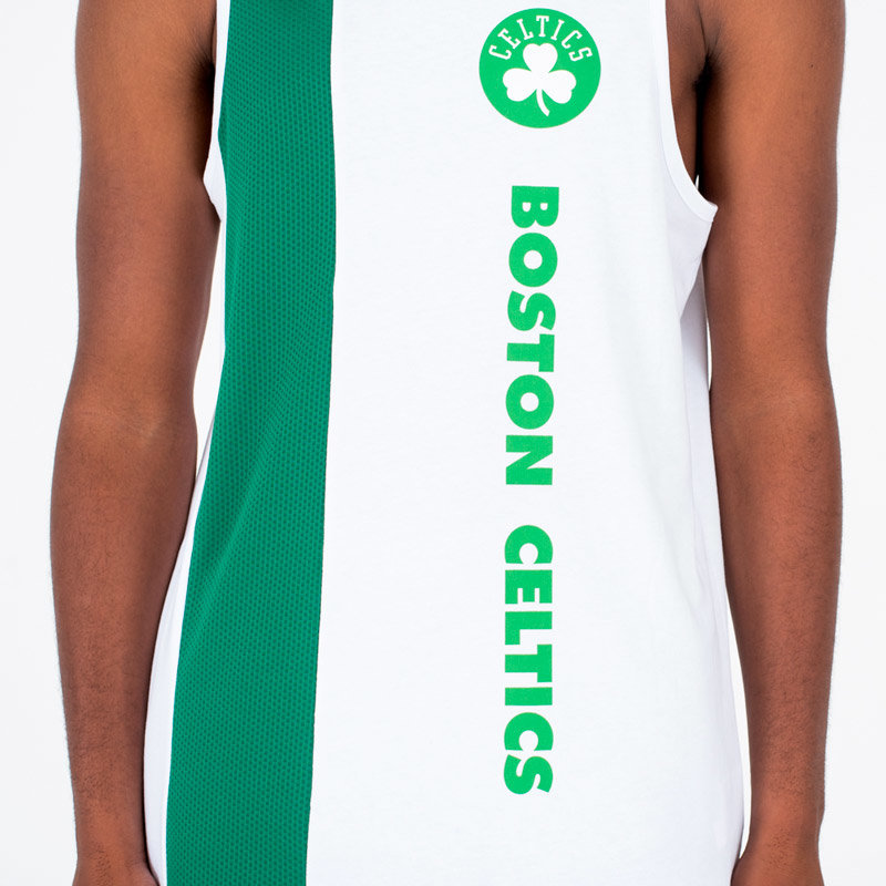 Bílo-zelené pánské tričko bez rukávů &amp;quot;Boston Celtics&amp;quot;, New Era - velikost XL