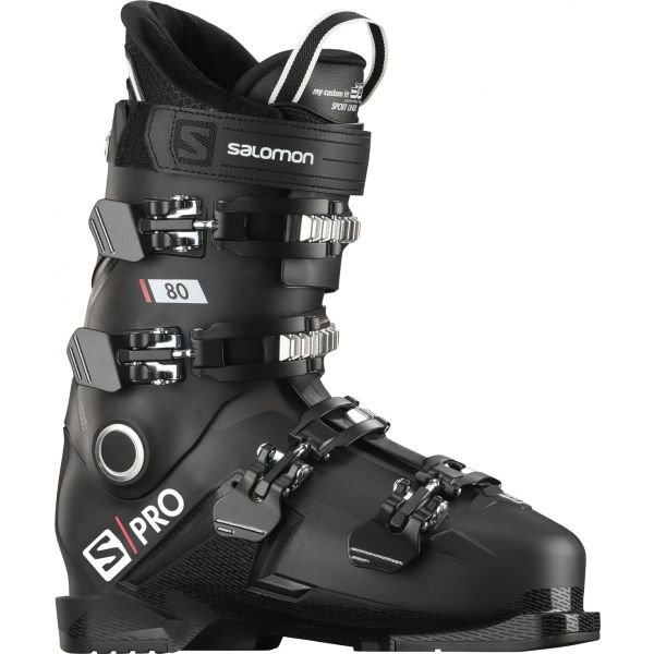Černé pánské lyžařské boty Salomon - velikost vnitřní stélky 30-30,5 cm