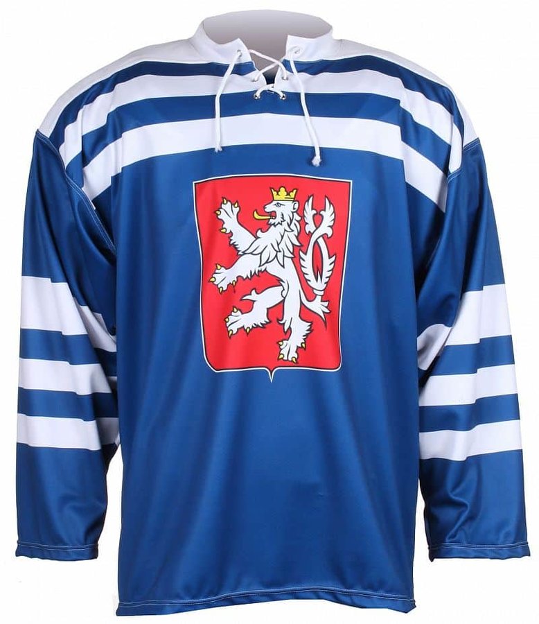 Modrý hokejový dres Merco - velikost L