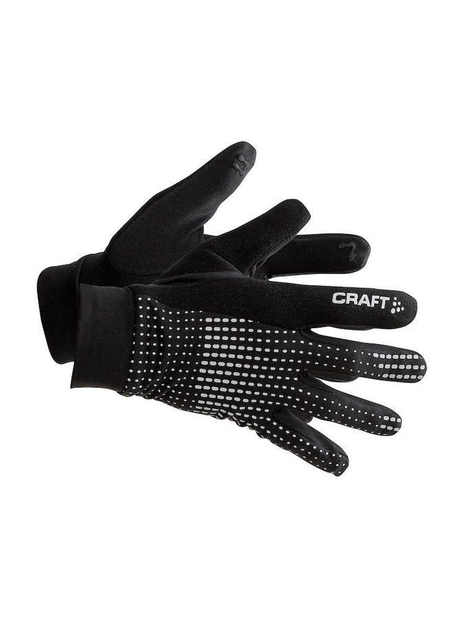 Černé dámské zimní rukavice Craft