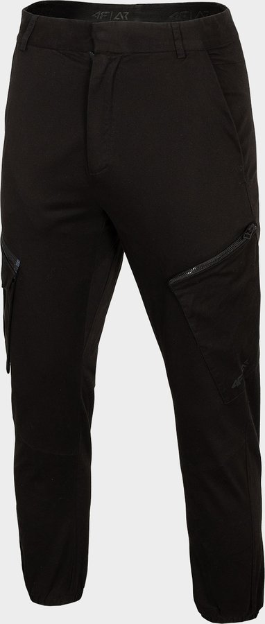 Černé pánské turistické kalhoty 4F - velikost S