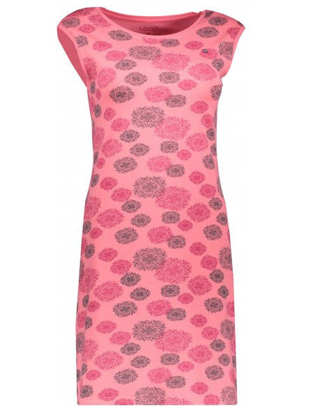Růžové dámské šaty Loap - velikost L