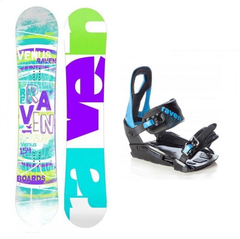 Snowboard s vázáním Raven - délka 144 cm