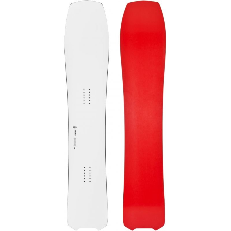 Bílý snowboard bez vázání Korua - délka 150 cm