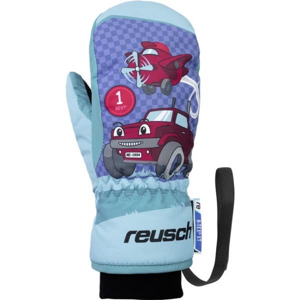 Modré dětské lyžařské rukavice Reusch