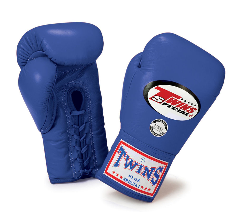 Modré boxerské rukavice Twins - velikost 12 oz