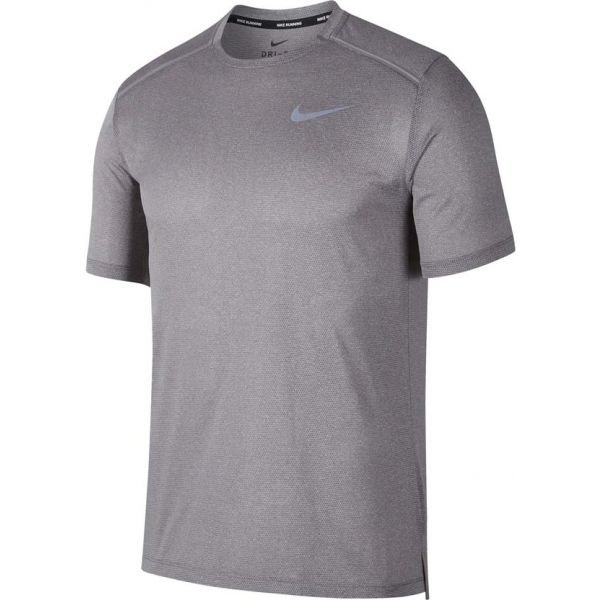Šedé pánské běžecké tričko Nike