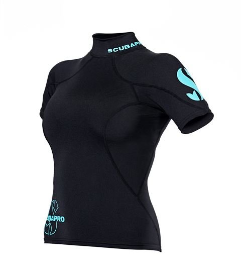 Černo-modré dámské lycrové tričko T-FLEX UPF 80, Scubapro - velikost S