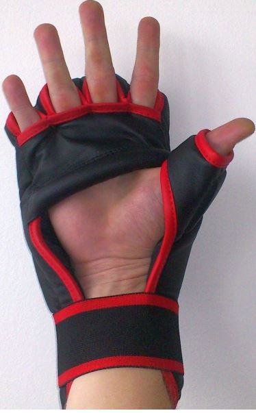 Černá karate rukavice Effea - velikost L