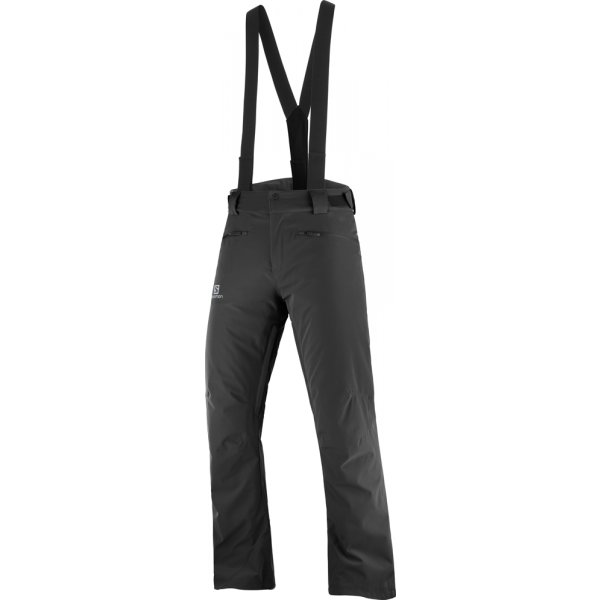 Černé pánské lyžařské kalhoty Salomon - velikost XL