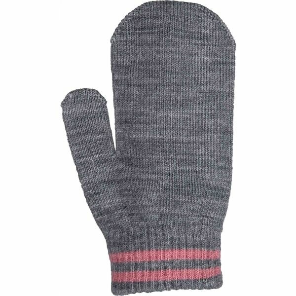 Šedé dívčí zimní rukavice Lewro - univerzální velikost