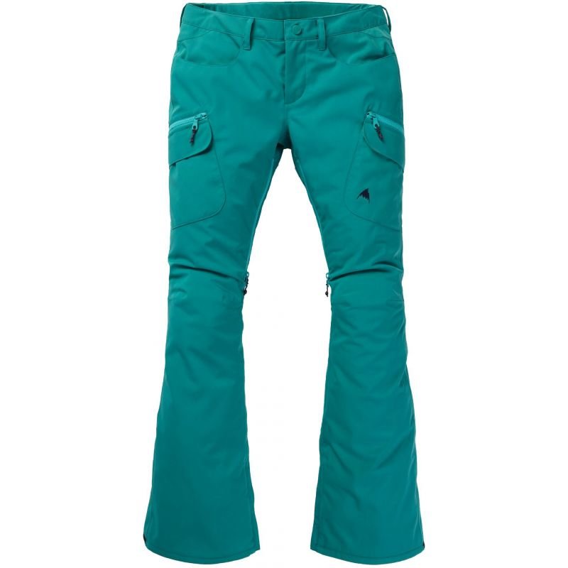 Zelené dámské snowboardové kalhoty Burton - velikost M