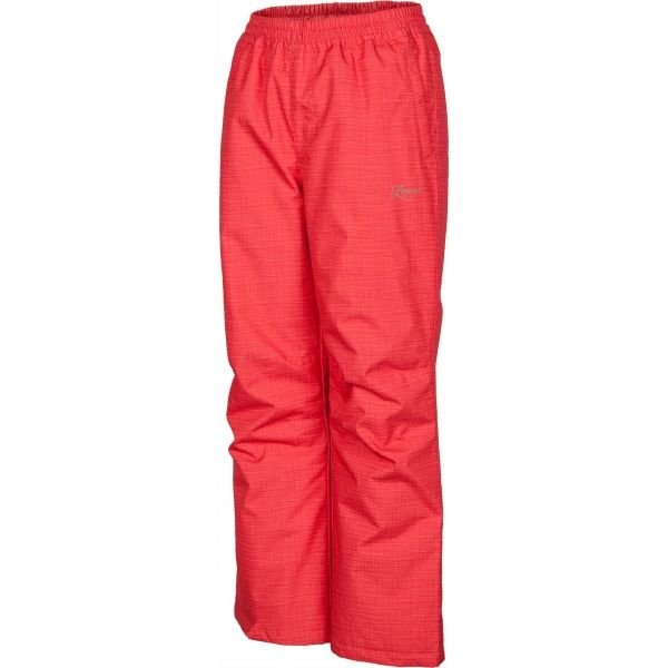 Růžové dětské lyžařské kalhoty Lewro - velikost 128-134