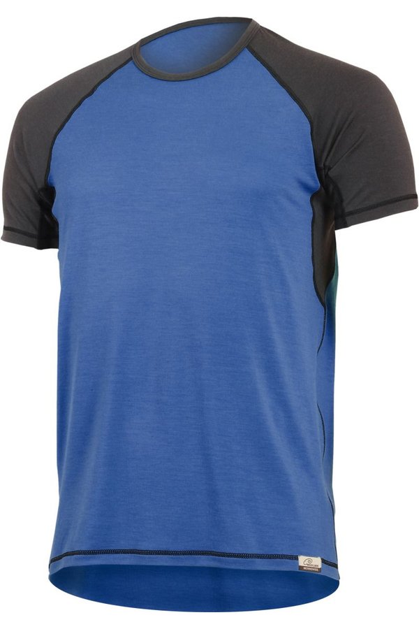 Modré pánské tričko s krátkým rukávem Lasting