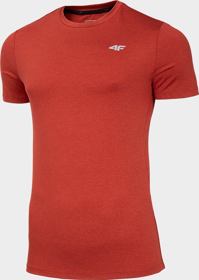 Červené pánské funkční tričko s krátkým rukávem 4F