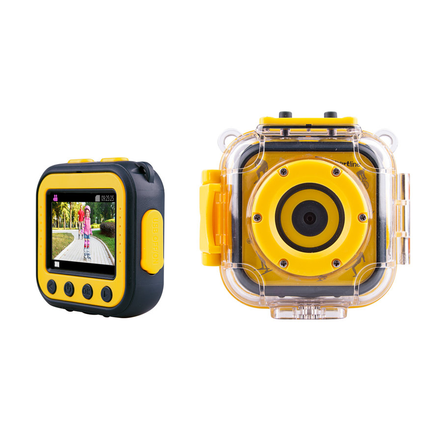 Černo-žlutá outdoorová kamera KidCam, inSPORTline