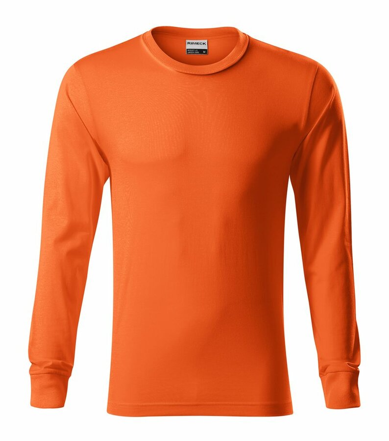 Oranžové tričko s dlouhým rukávem Adler - velikost XL