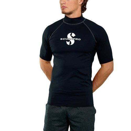 Černé pánské lycrové tričko Black RG UPF 50, Scubapro