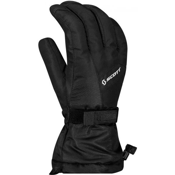 Černé dámské lyžařské rukavice Scott
