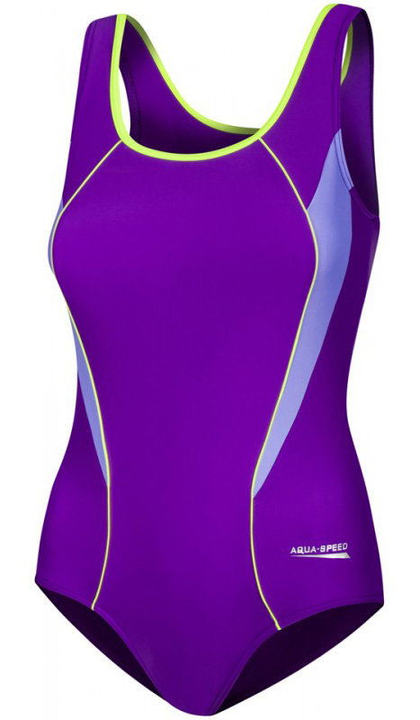 Fialové dámské plavky Aqua-Speed - velikost 36