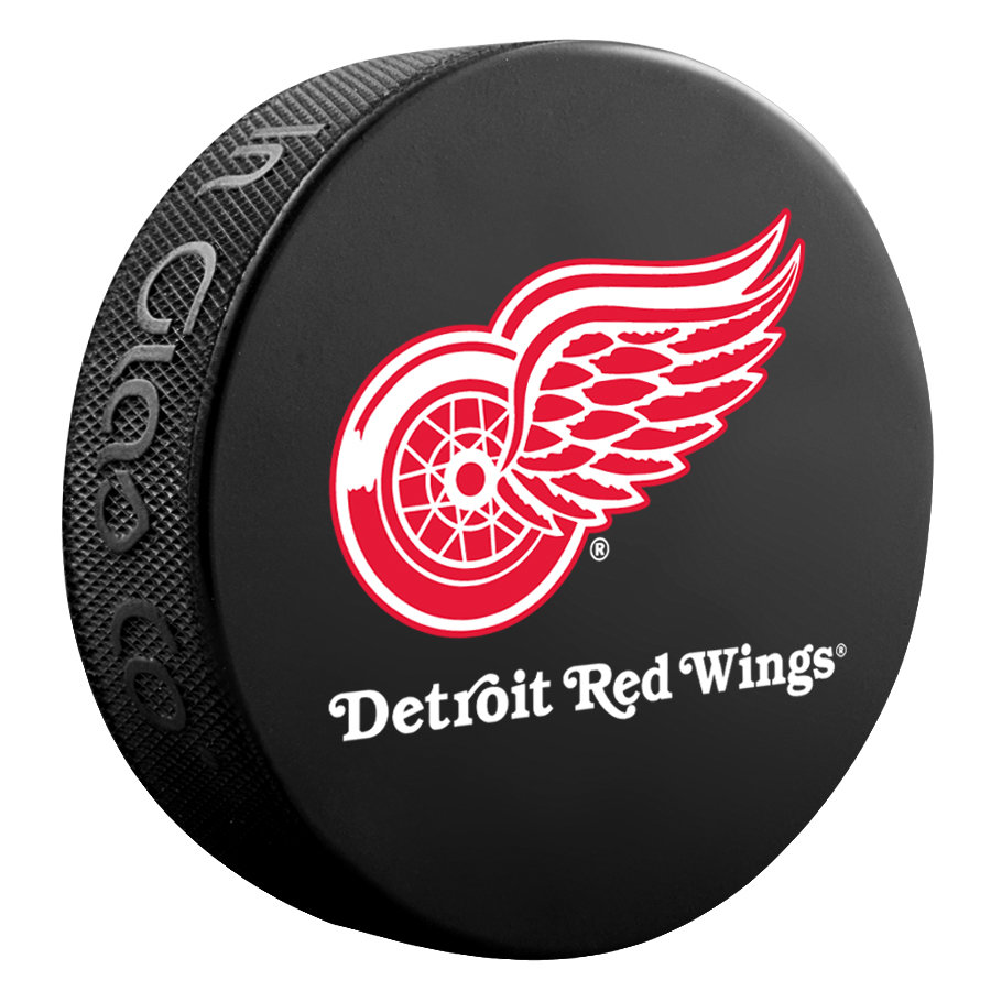 Černý hokejový puk Detroit Red Wings, Sher-Wood