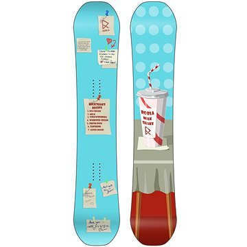 Modrý snowboard bez vázání ROBLA - délka 147 cm