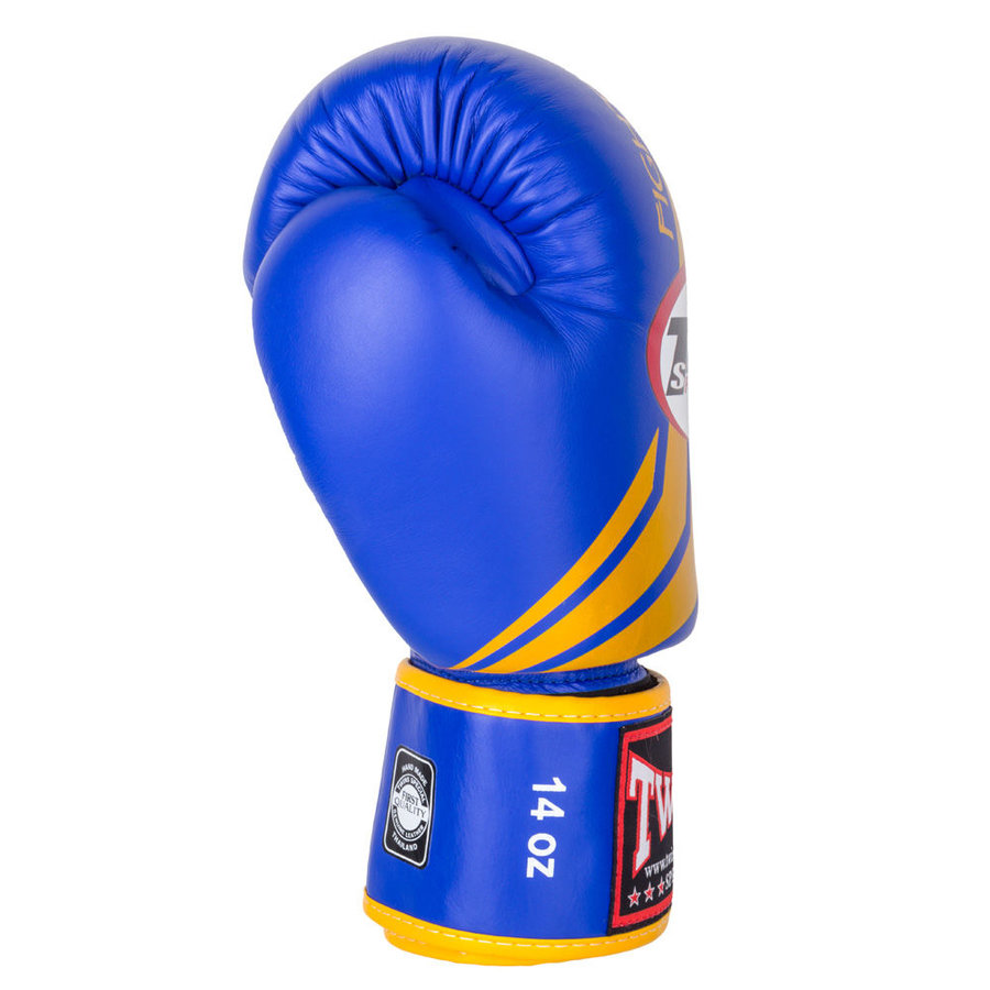 Modré boxerské rukavice Twins - velikost 10 oz