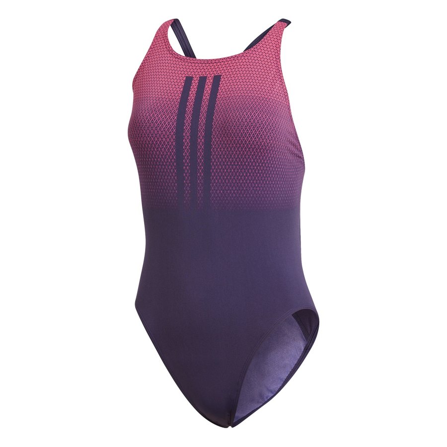 Modro-růžové dámské plavky Adidas - velikost 36