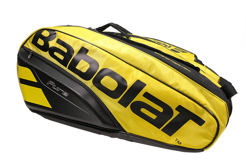 Černo-žlutá tenisová taška Pure Aero Racket Holder, Babolat
