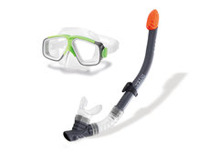 Černá dětská potápěčská sada INTEX potápěčské brýle, šnorchl