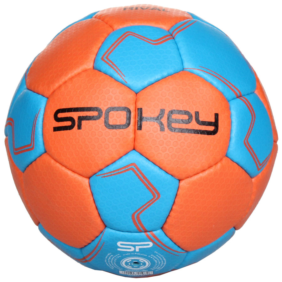 Modro-oranžový míč na házenou Rival, Spokey - velikost 2