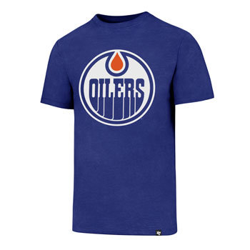 Modré pánské tričko s krátkým rukávem "Edmonton Oilers", 47 Brand