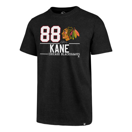 Černé pánské tričko s krátkým rukávem "Patrick Kane", 47 Brand