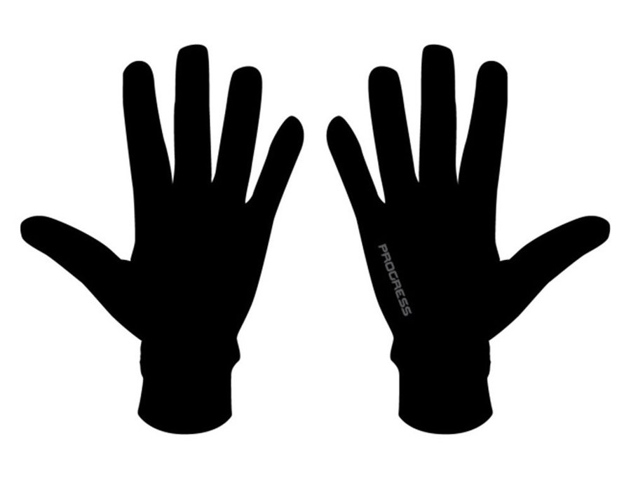 Černé dámské zimní rukavice Progress