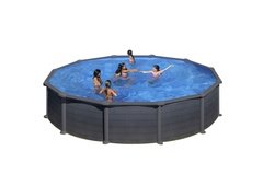 Nadzemní kruhový bazén GRE - průměr 550 cm a výška 132 cm
