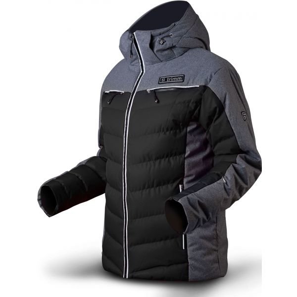 Černo-šedá pánská lyžařská bunda Trimm - velikost S