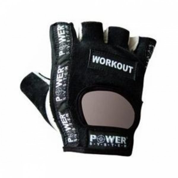 Černé pánské fitness rukavice Power System