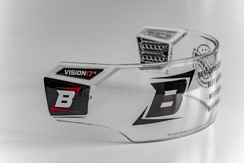 Plexi na hokejovou helmu - Plexi Bosport Vision17 Pro B1 Box čirá (průhledná)