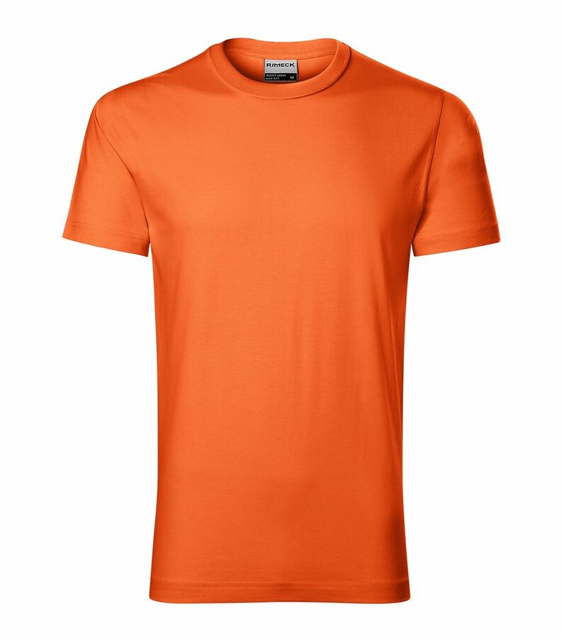 Oranžové pánské tričko s krátkým rukávem Adler - velikost S