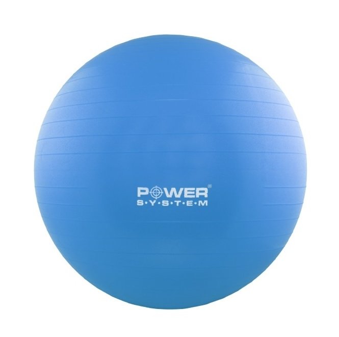 Modrý gymnastický míč Power System - průměr 65 cm